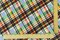 Black-Green-Muti Plaid Printed Stretch Polyspan Jersey Knit Fabric By the Yard